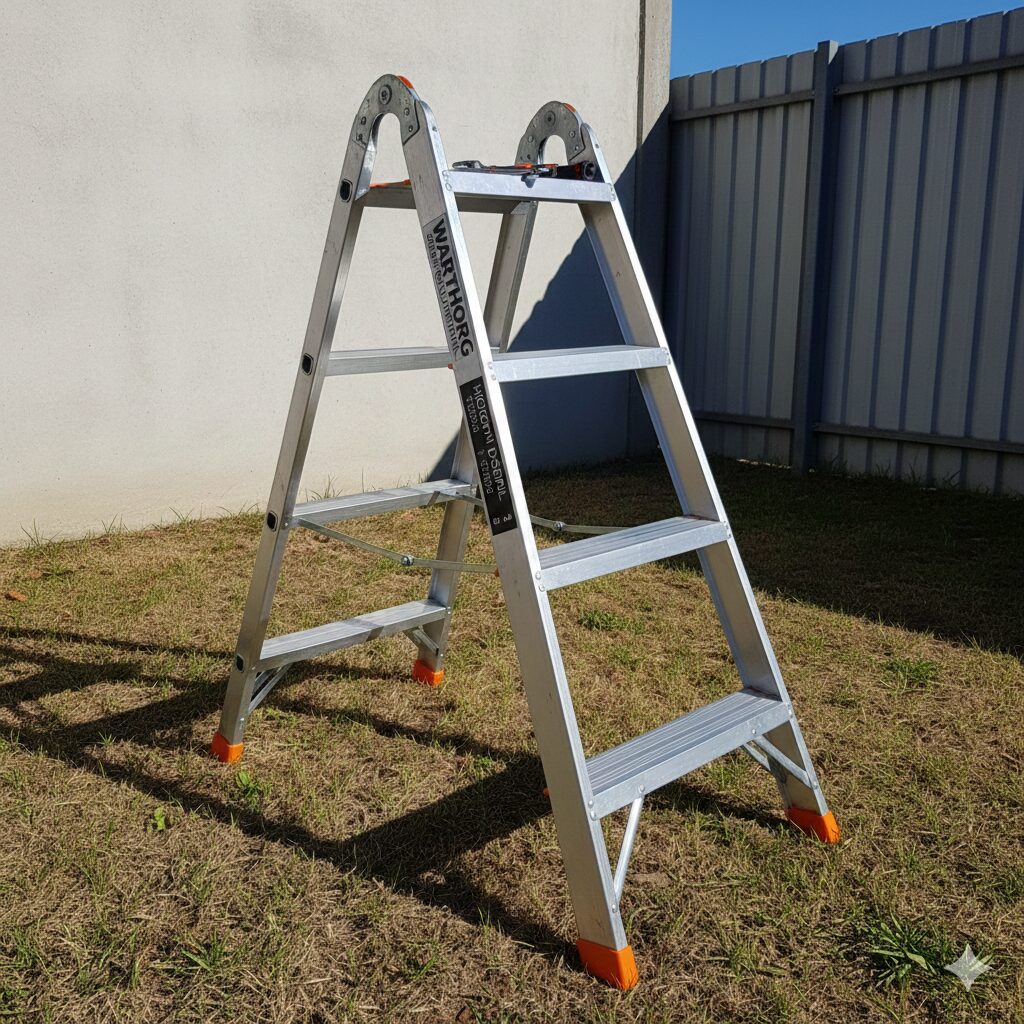 0.9m 3 Step Warthog DSided Ladder