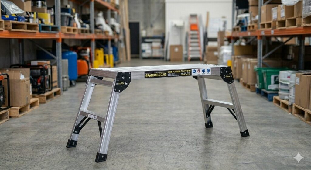 0.9m Folding Platform 300mm wide 150kg