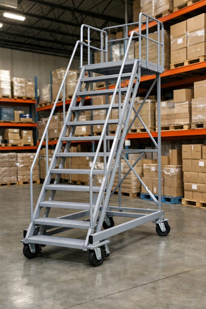 10 Step Order Picker with Wheel Carriage