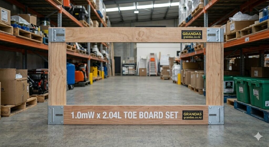1.0mW x 2.04L Toe Board Set