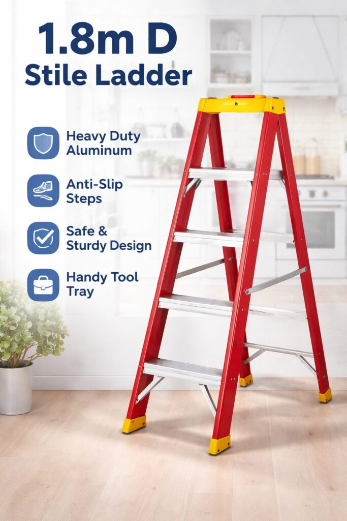 1.8m D Stile Ladder