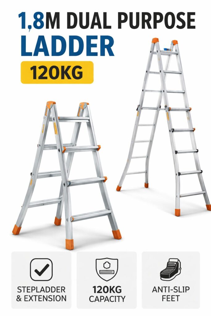 1.8m Dual Purpose Ladder