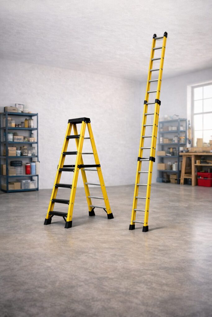 1.8m Fibreglass Step Extension Ladder