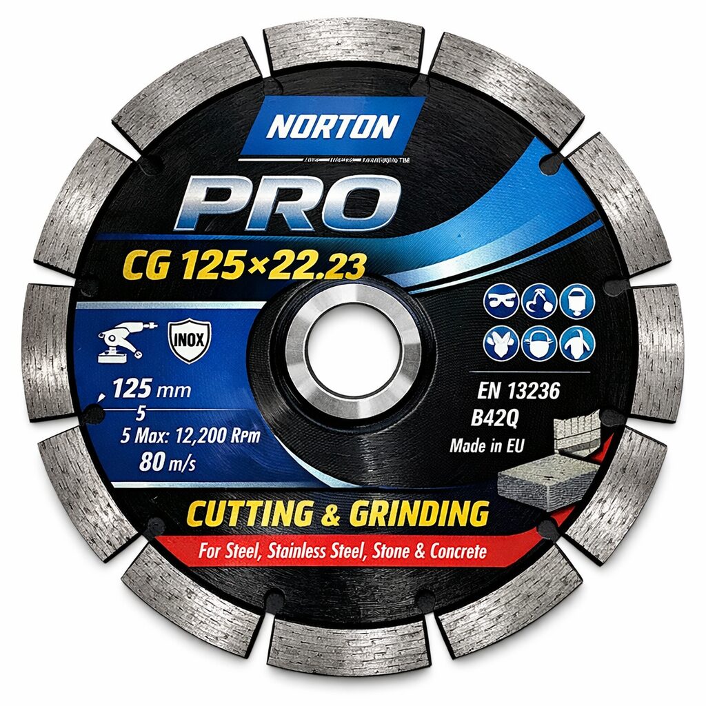 NORTON PRO CG 125x22.23