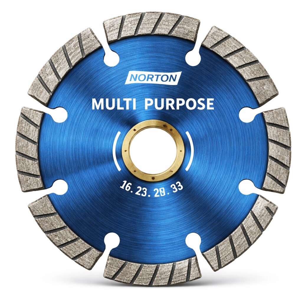 100 x 16/20/22.23 NORTON M/PURPOSE DIAMOND