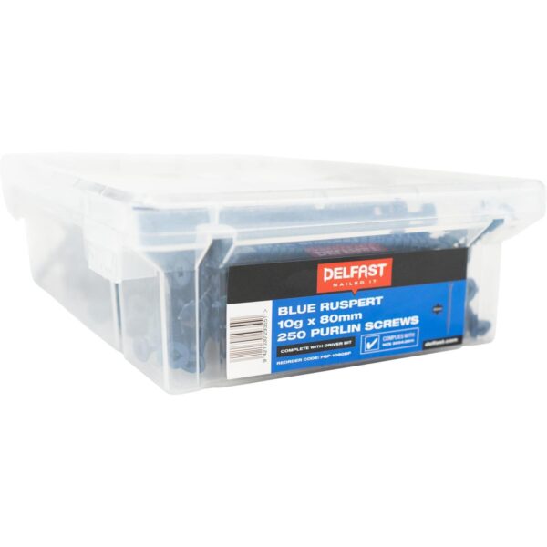 Delfast 10g x 80mm Blue Loose Purlin Screw 250pk