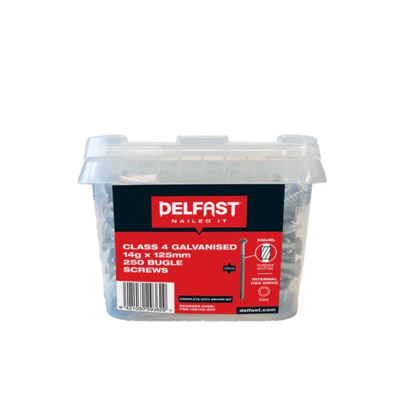 Delfast 125mm x 14g Galvanised Bugle Batten Screw 250 pk