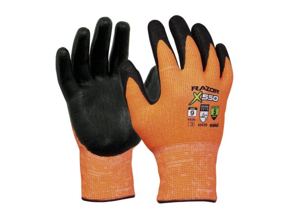 Esko Razor X550 Cut 5 Nitrile Glove Pack of 12 - Image 2