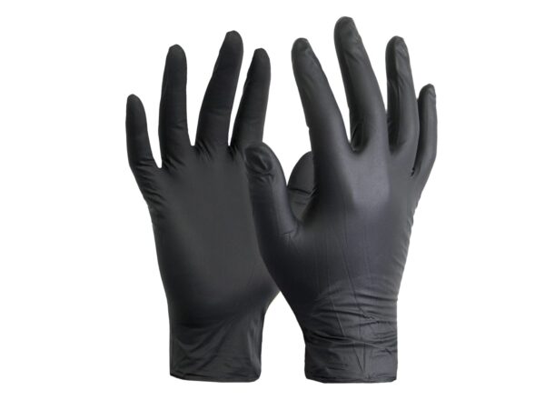 Esko High Five Industrial Black Nitrile Glove Box of 100 Carton of 10 - Image 3