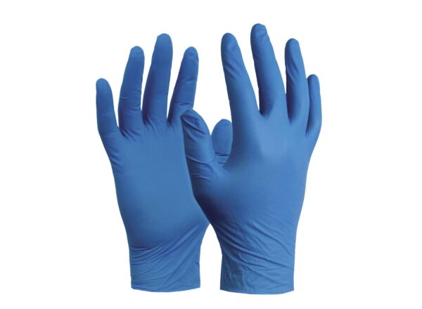 Esko High Five Industrial Blue Nitrile Glove Box of 100 Carton of 10 - Image 3